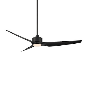 Stella - 3-Blade Smart Ceiling Fan with Light Kit and Remote Control In Transitional Style-14 Inches Tall and 60 Inches Wide