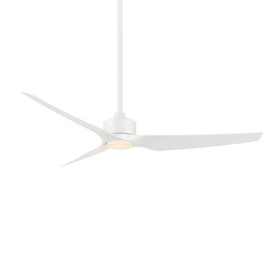 Stella - 3-Blade Smart Ceiling Fan with Light Kit and Remote Control In Transitional Style-14 Inches Tall and 60 Inches Wide