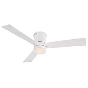 San Francisco - 3-Blade Smart Ceiling Fan with Light Kit and Remote Control In Contemporary Style-15 Inches Tall and 44 Inches Wide - 1105545