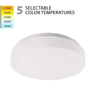 Blo-22W 1 LED Flush Mount in Functional Style-13 Inches Wide by 2.63 Inches High