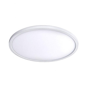 28W 1 LED Round Flush Mount in Functional Style-15 Inches Wide by 0.6 Inches High