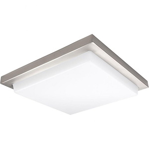 Metro-24W 1 LED Flush Mount in Transitional Style-12 Inches Wide by 1.78 Inches High - 1040098
