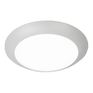 Disc-15W 1 LED Flush Mount and Retrofit Kit in Functional Style-7.4 Inches Wide by 1.25 Inches High - 1216930