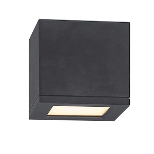 Rubix-17W 1 LED Small Flush Mount-5 Inches Wide by 5 Inches High - 437457