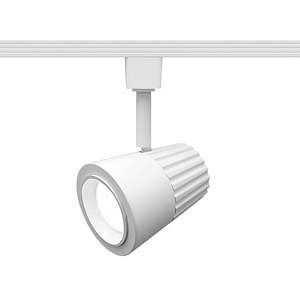 Summit-15W 1 LED 3000K Beamshift Line Voltage Cone H-Track Spot Head-3.88 Inches Wide by 6.75 Inches High