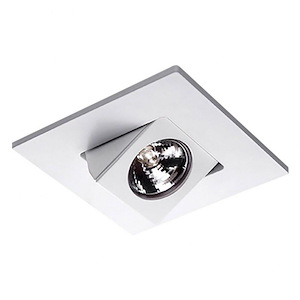 1 Light Square Adjustable Directional Trim in Functional Style-5.13 Inches Wide by 1.19 Inches High