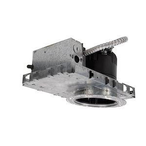 LEDme - 4 Inch 16W 1 LED Non-IC New Construction Housing with Light Engine Round Invisible Trim
