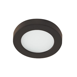 Edge Lit-5W 1 LED 2700K LED Button Light-3 Inches Wide by 0.5 Inches High - 520618