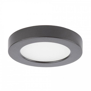 Edge Lit-5W 1 LED 3000K LED Button Light-3 Inches Wide by 0.5 Inches High - 520617