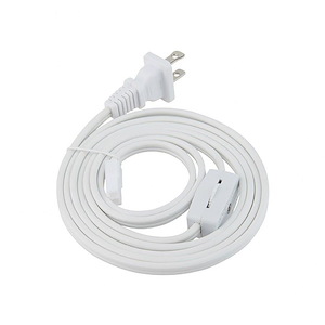 Accessory-Power Cord with Roll Switch for Line Voltage Puck Light in Functional Style-2.52 Inches Wide by 5.12 Inches High