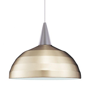 Felis Track Pendant 1 Light Brushed Nickel-11.5 Inches Wide by 6.5 Inches High