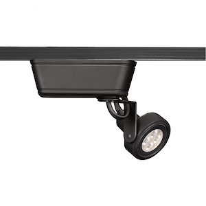 Range-8W 1 LED Low Voltage J Track Head in Functional Style-4.5 Inches Wide by 4.5 Inches High
