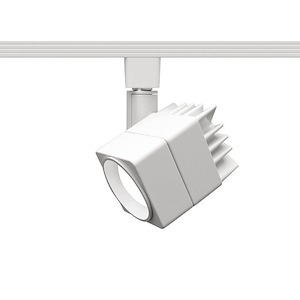 Summit-15W 1 LED Beamshift Line Voltage Cube L-Track Head-3.75 Inches Wide by 5.88 Inches High