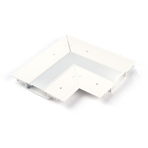 InvisiLED-Lateral Corner for Symmetrical Recessed Channel-6 Inches Wide by 0.5 Inches High - 520607