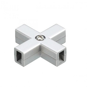 Solorail-Dead-End X Connector in Contemporary Style-2 Inches Wide by 0.63 Inches High - 846367