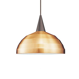 Felis Track Pendant 1 Light Brushed Nickel-11.5 Inches Wide by 6.5 Inches High - 1151343