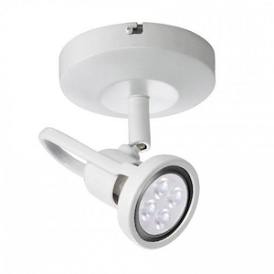 Spot 826-8W 1 LED Monopoint Spot Light in Contemporary Style-4.5 Inches Wide by 4.5 Inches High