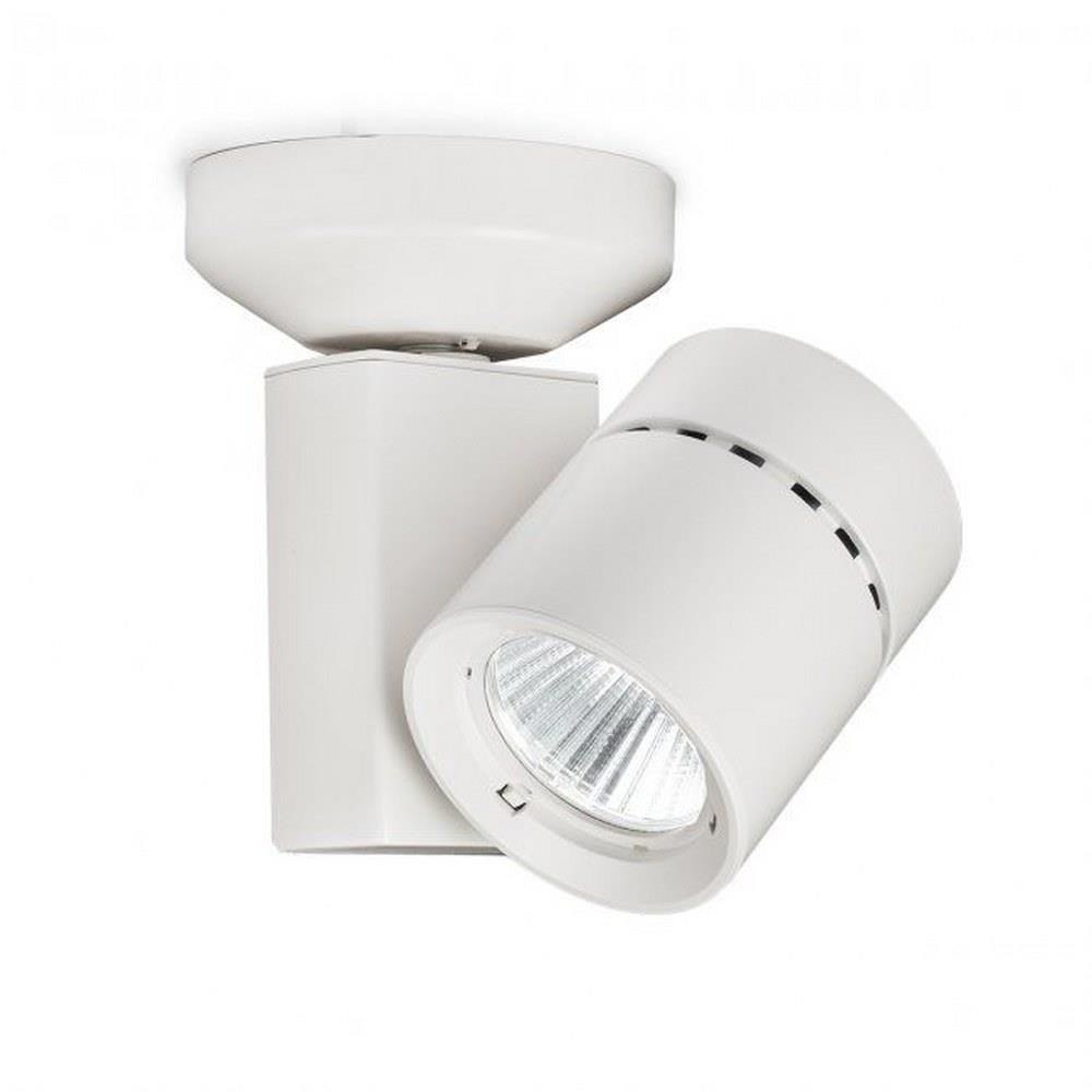 WAC Lighting MO-1035F-835-WT Exterminator II-35W 55 degree LED Energy  Star Monopoint Spot Light in Contemporary Style-4.5 Inches Wide by 6.75  Inches High