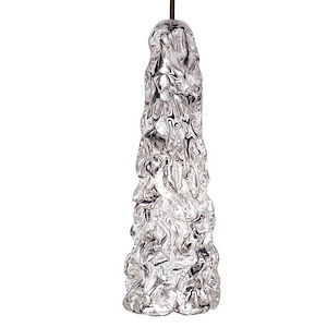 Ice - One Light Pendant with Canopy