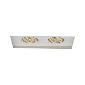 2 Light Low Voltage Multiple Invisible Trim in Functional Style-5.63 Inches Wide by 0.25 Inches High