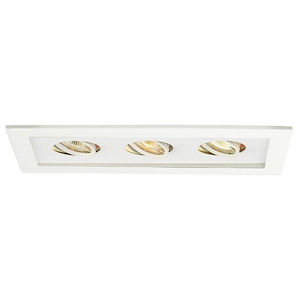3 Light Low Voltage Multiple Trim in Functional Style-6 Inches Wide by 0.25 Inches High