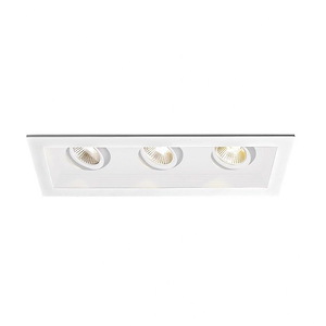 Mini Multiples-33W 25 degree 90CRI 3 LED Airtight Housing with Trim in Functional Style-4.75 Inches Wide by 6.13 Inches High - 437584
