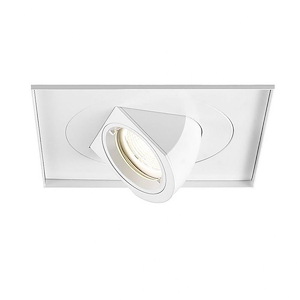Tesla-22.5W 1 LED Flood Invisible Trim-10.75 Inches Wide by 10.75 Inches High