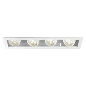 LEDme - 32 Inch Rectangle LED Multiple Spot with Non-Ic Rated Flood Housing