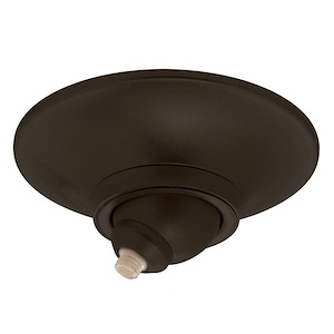 Accessory-Surface Mount Round Canopy for Sloped Ceiling-4.5 Inches Wide by 2.25 Inches High