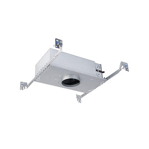 FQ - 15W LED IC Shallow New Construction Trimmed Housing Kit -3.88 Inch Tall and 6.38 Inch Wide - 1367737