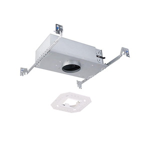 FQ - 15W LED IC Square Trimless Shallow New Construction Housing-3.88 Inch Tall and 6.38 Inch Wide - 1367766