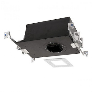 Volta-15W 1 LED Square Invisible Trim Recessed Housing with in Functional Style-9.94 Inches Wide by 5.5 Inches High