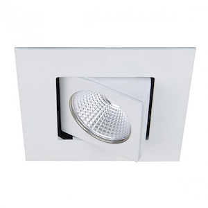 Oculux-11W 25 degree 90CRI 1 LED Square Adjustable Trim with in Contemporary Style-4.75 Inches Wide by 4 Inches High