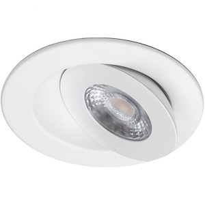 Lotos-9W 1 LED Round Adjustable Recessed Kit in Functional Style-4.73 Inches Wide by 1.63 Inches High - 1217071