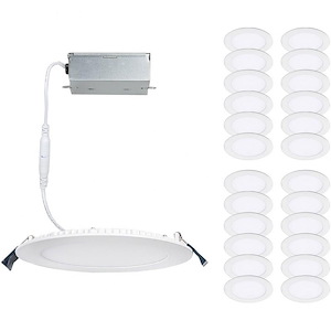 Lotos - 4 Inch 9W 3000K 1 LED Round Line Voltage Remodel Kit (Pack of 24)