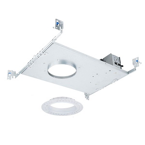 FQ - 13W LED Non-IC Round Trimless Remodel Housing Kit-3.75 Inch Tall and 10 Inch Wide - 1367786