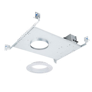 FQ - 28W LED Non-IC Round Remodel Trimless Housing Kit-3.75 Inch Tall and 10 Inch Wide - 1421195