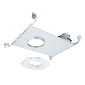 FQ - 13W LED Non-IC Square Trimless Remodel Housing Kit-3.75 Inch Tall and 10 Inch Wide - 1367801