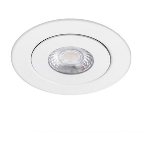 Lotos-14W 1 LED Round Adjustable Recessed Kit in Functional Style-6.85 Inches Wide by 1.63 Inches High - 1333946