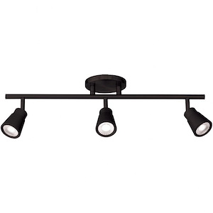 Solo-24W 3 LED Fixed Rail in Transitional Style-5 Inches Wide by 6.89 Inches High