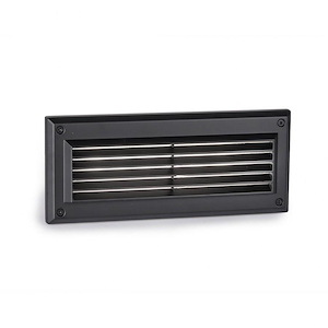 Endurance-5.5W 1 LED Louvered Brick Light in Contemporary Style-4.5 Inches Wide by 9.5 Inches High - 1040345