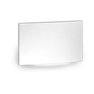 3.5W 1 LED LED Horizontal Scoop Step/Wall Light in Functional Style-3.13 Inches Wide by 1.75 Inches High