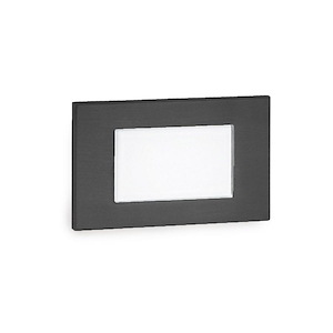 277V 3.5W 1 LED Diffused Step/Wall Light in Contemporary Style-5 Inches Wide by 3.13 Inches High