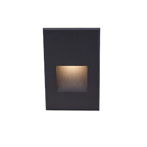 LEDme-120V 3.9W 1 LED Vertical Step/Wall Light in Contemporary Style-3 Inches Wide by 5 Inches High