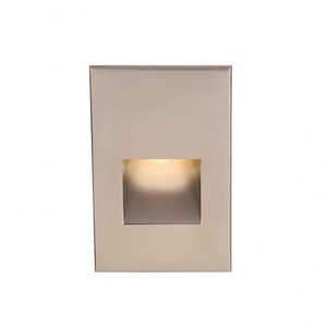 LEDme-277V 3.9W Amber 1 LED Vertical Step/Wall Light in Contemporary Style-3 Inches Wide by 5 Inches High - 445735