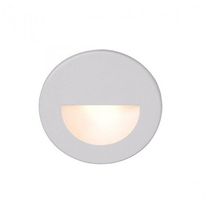 LEDme-2.9W 1 LED Circular Scoop Step Light-3.5 Inches Wide by 3.25 Inches High