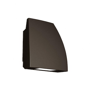 Endurance Fin-27W 1 LED Wall Pack in Contemporary Style-6.88 Inches Wide by 4 Inches High