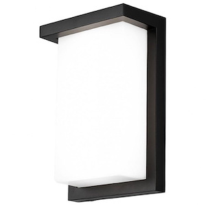 Vega-8W 1 LED Outdoor Wall Sconce in Contemporary Style-3.19 Inches Wide by 9 Inches High