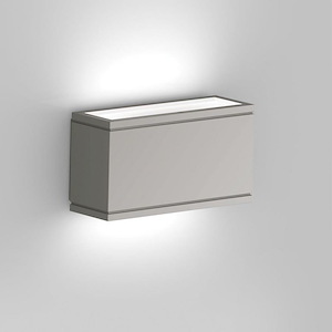 Rubix-60W 2 LED Outdoor Wall Sconce-10 Inches Wide by 5.38 Inches High