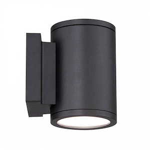 Tube-16W 1 LED Outdoor Wall Mount-5.63 Inches Wide by 5 Inches High